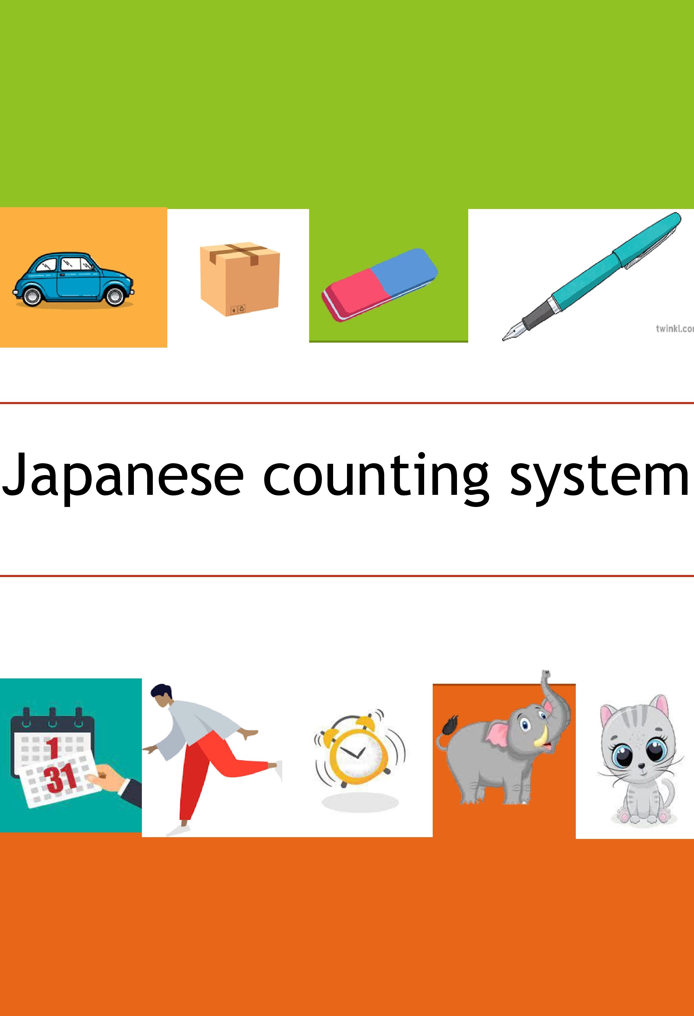 Japanese counting system